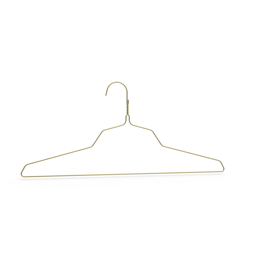WAWAK Commercial Grade Metal Shirt Hangers - 18 Length/ 14.5